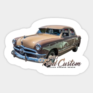 1950 Ford Custom Deluxe Fordor Sedan Sticker